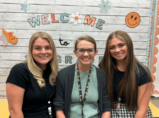 1st grade teachers - Ms. Perkins, Ms. Stokes, Ms. Johansen