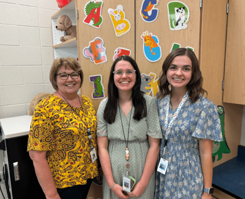 Kindergarten teachers - Ms. Bevan, Ms. Humble, Ms. Hall